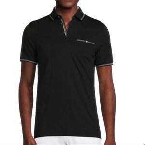Ted Baker black collared polo 6/XXL